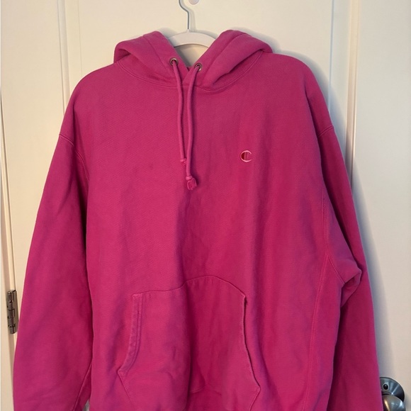 Champion Reverse Weave Pink Hoodie - Picture 2 of 6